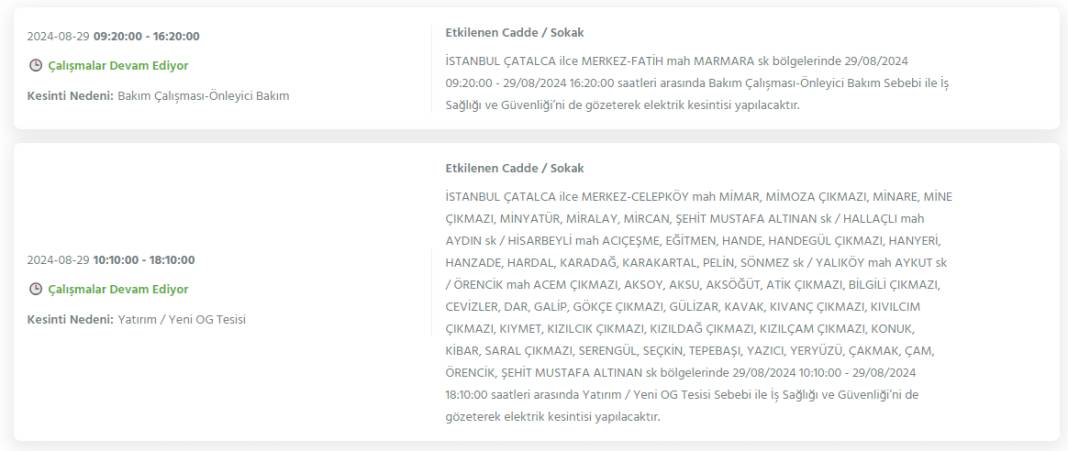 Gece yarısından itibaren başlıyor! İstanbul'un 20 ilçesinde 8 saati bulacak elektrik kesintisi 16